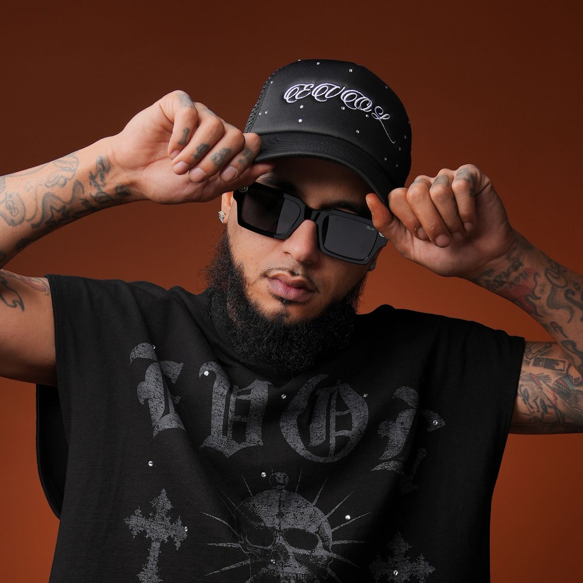 Evol by future rhinestone hat