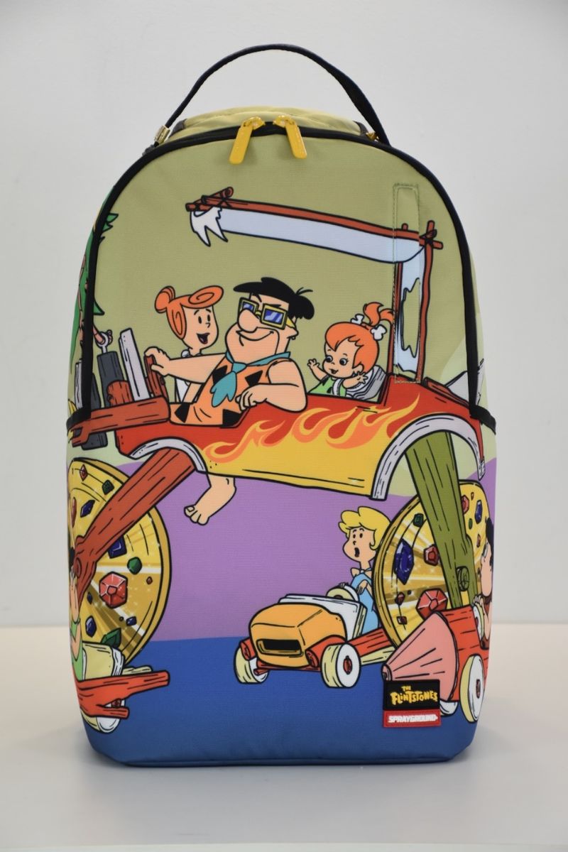SPRAYGROUND FLINSTONES BLINGED OUT CAR DLXR BACKPACK