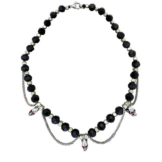 B.b. Simon skulls necklace