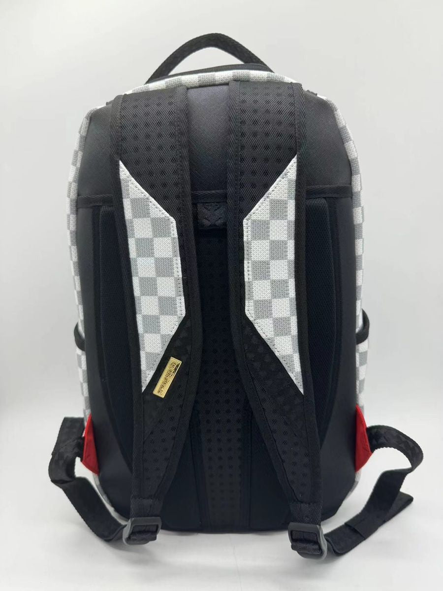Sprayground KNIT SHARKS IN PARIS IN CREAM DLX BACKPACK