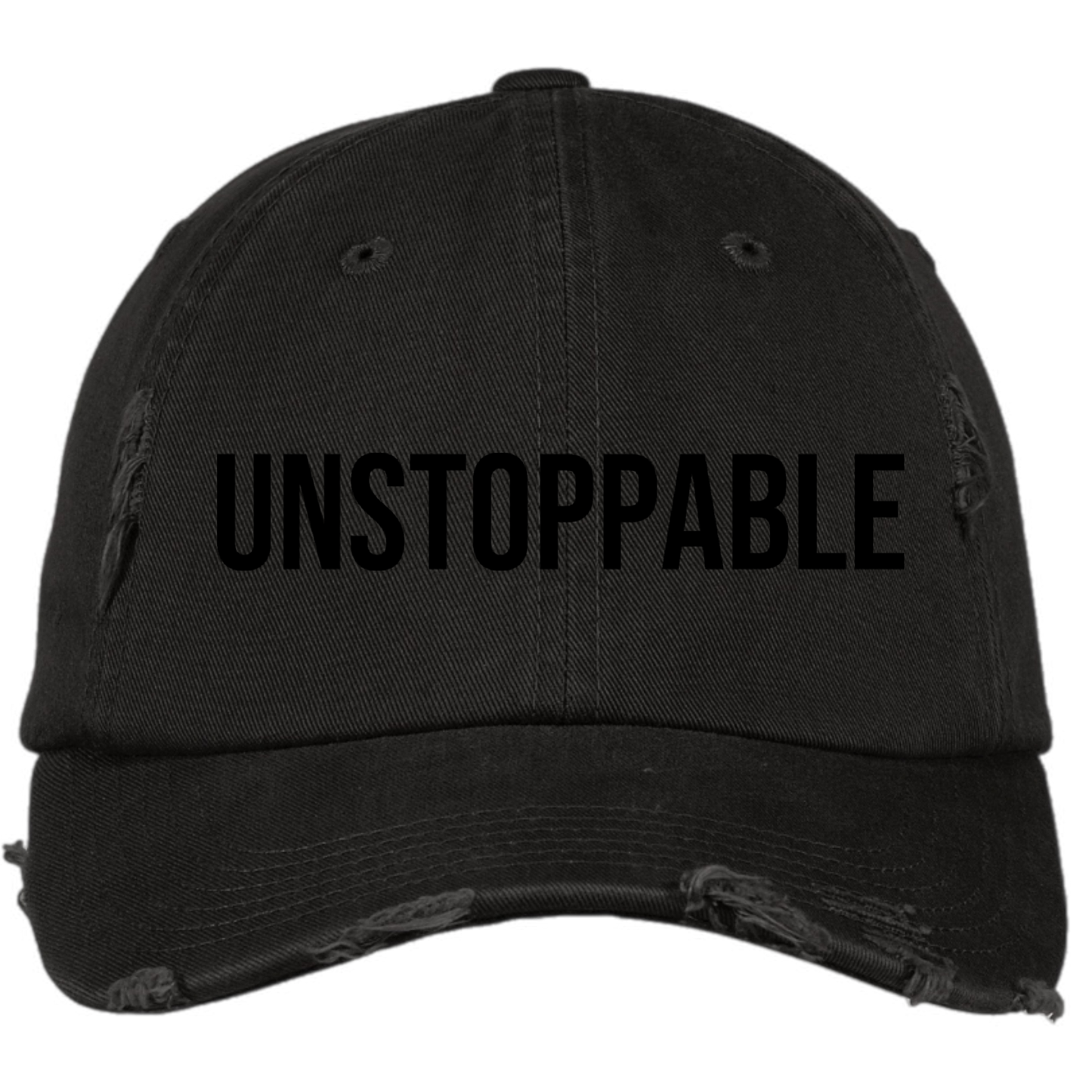 Unstoppable distressed cap